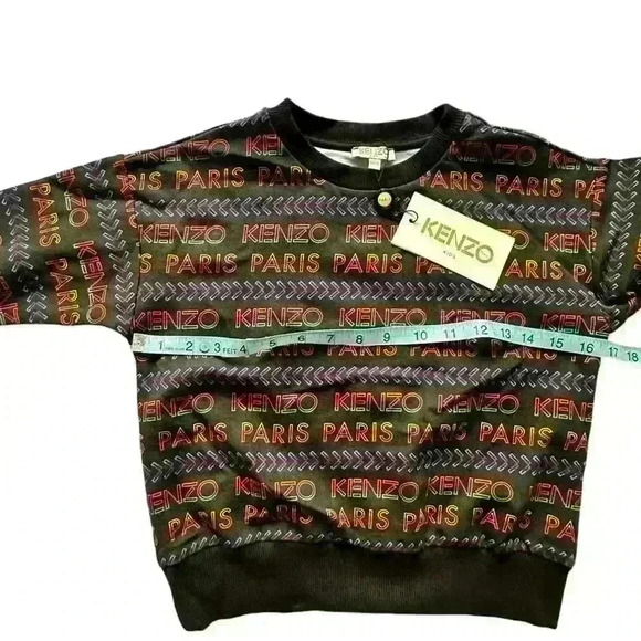 Kids Kenzo sweater multicolor / black size 6/116 - Picture 3 of 7
